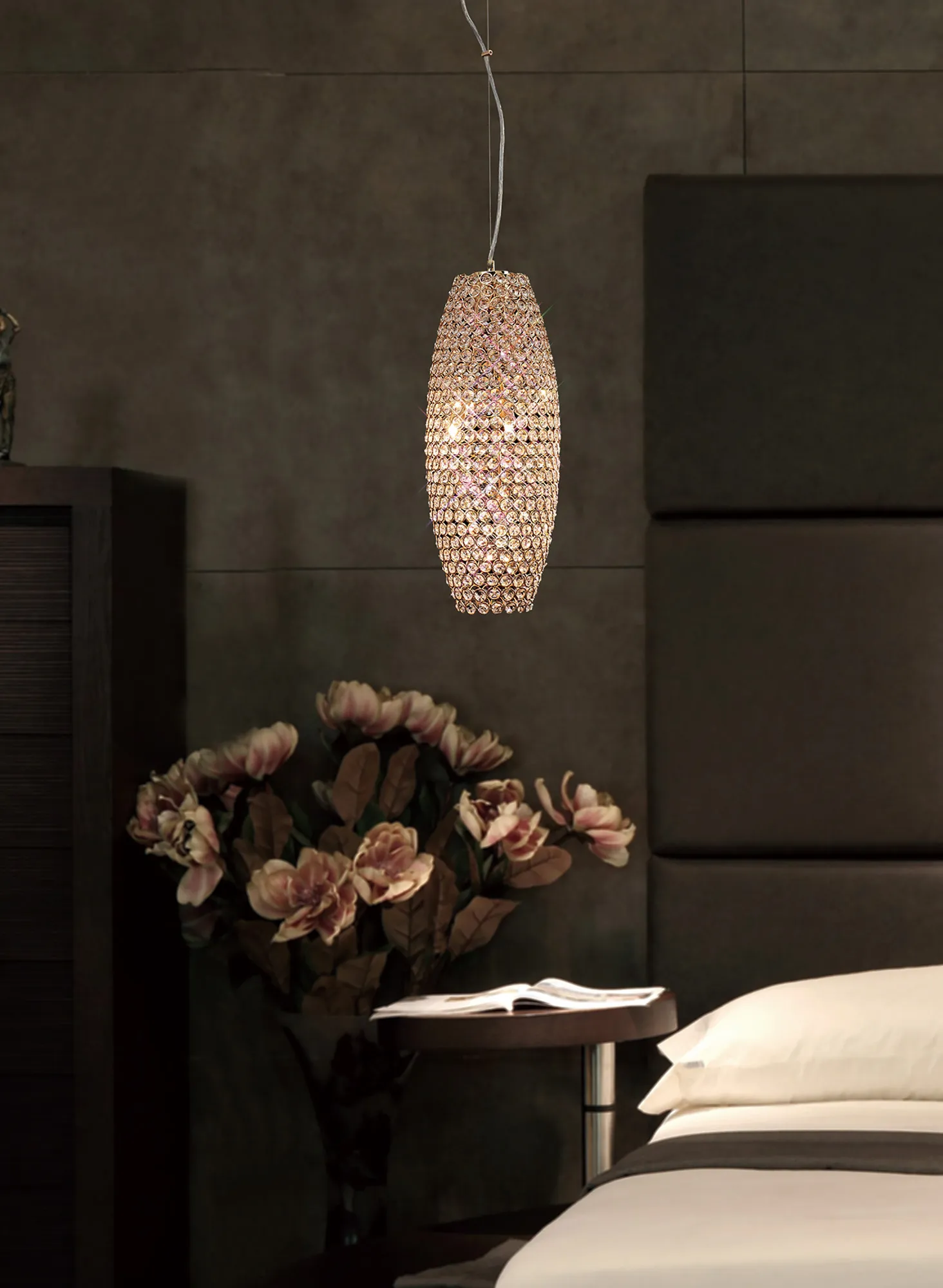 Kos Crystal Ceiling Lights Diyas Single Crystal Pendants Kos Crystal Ceiling Lights Diyas Single Crystal Pendants